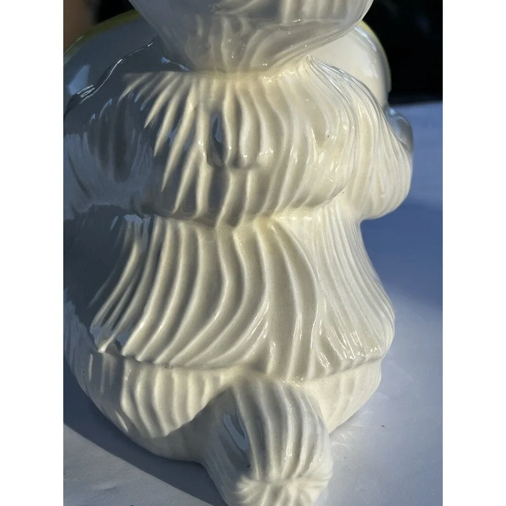 Vintage 1980 Arnel’s Bunny Rabbit Covered Candy Dish  W/lid